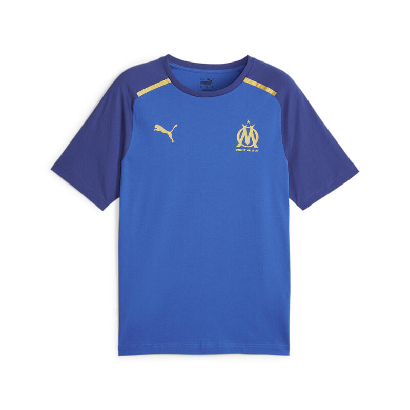 T-shirt Casuals Olympique de Marseille PUMA Team Royal Clyde Blue