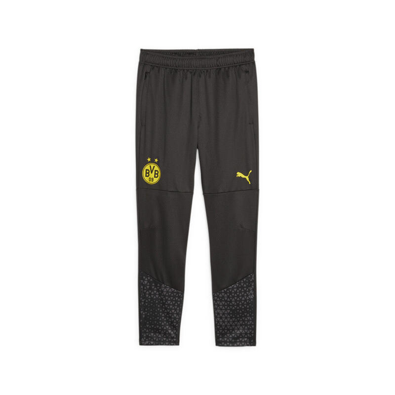 Pantaloni da training calcio Borussia Dortmund PUMA Black Cyber Yellow
