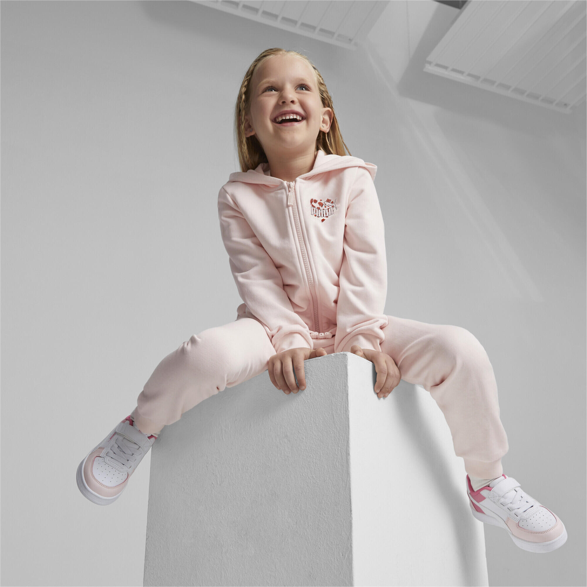 Hoodie zippé Essentials Mix Match Enfant PUMA Frosty Pink 3/5