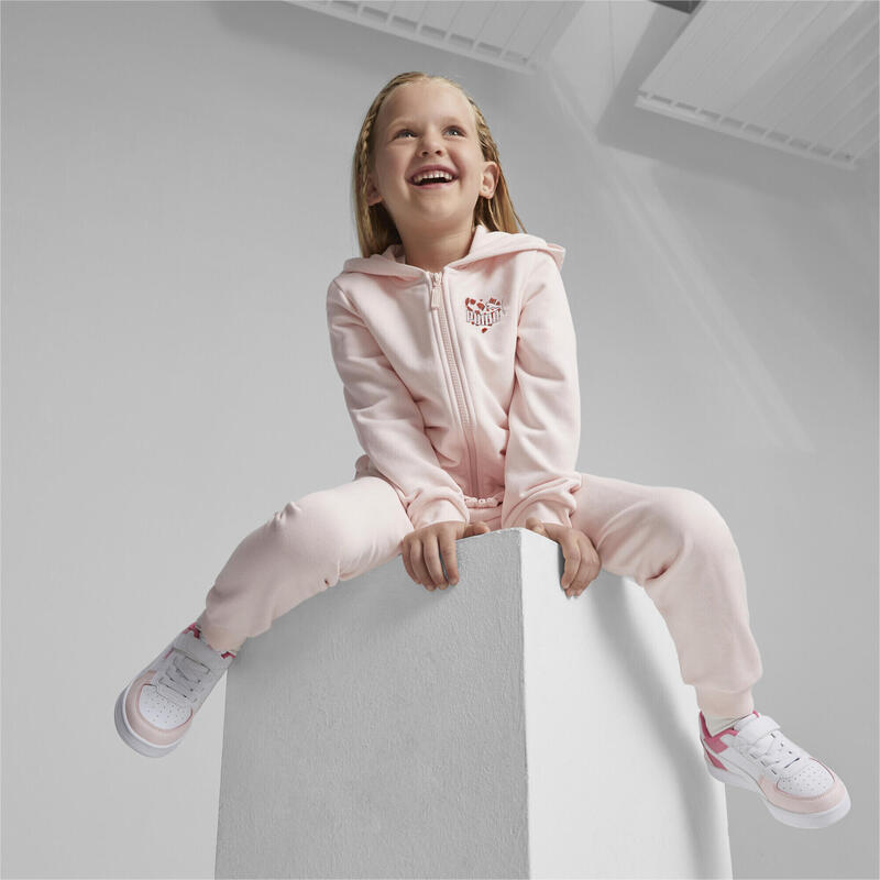 Essentials Mix Match Full-Zip Hoodie Jugendliche PUMA Frosty Pink