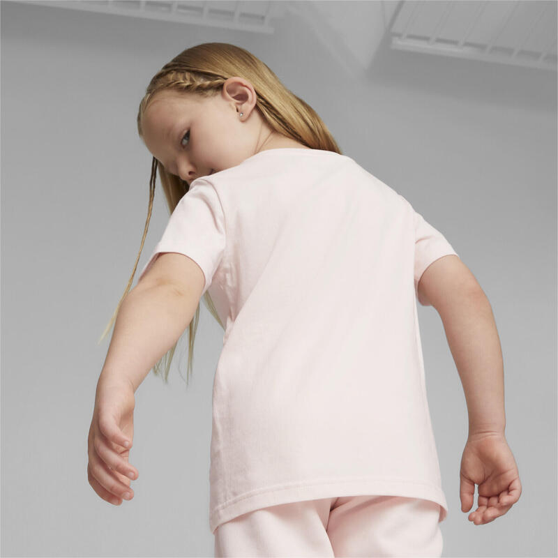 T-shirt Mix Match Essentials para crianças PUMA Rosa Gelado
