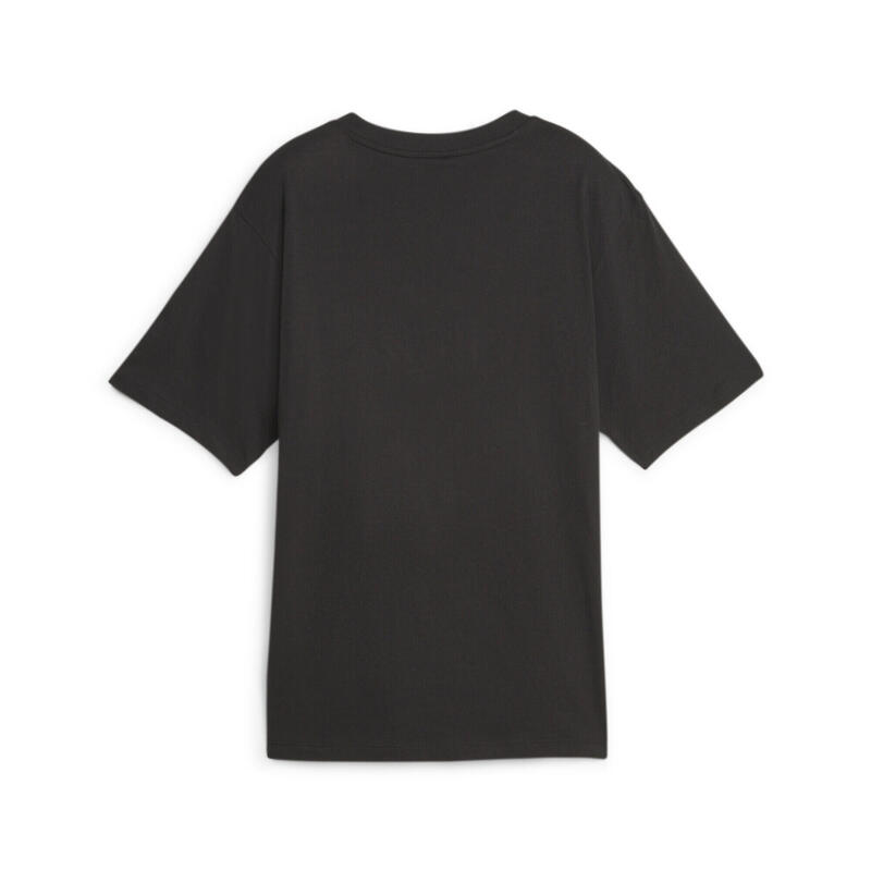 ESS+ MARBLEIZED Relaxed T-Shirt Damen PUMA Black