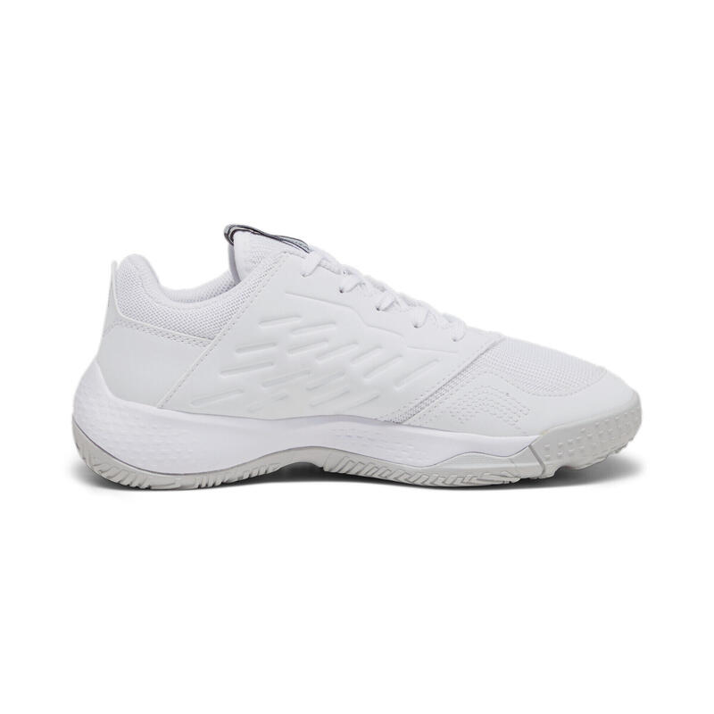 Accelerate Gyermek kézilabda cipő PUMA White Black Concrete Gray