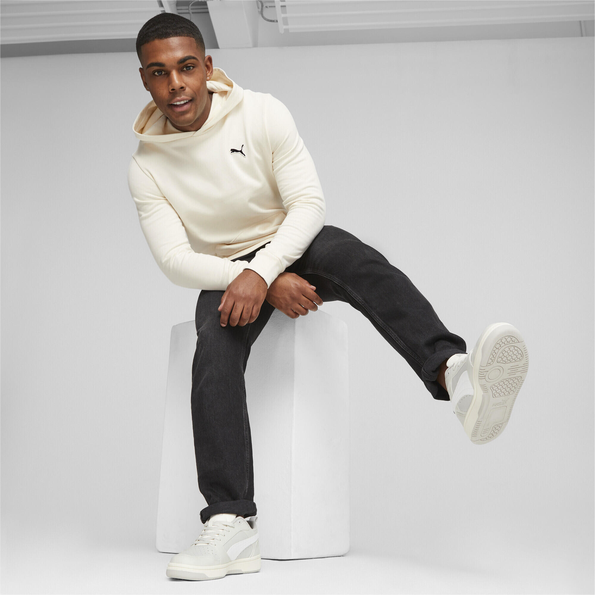 Felpa con cappuccio Better Essentials da uomo PUMA No Color Mix 3/6