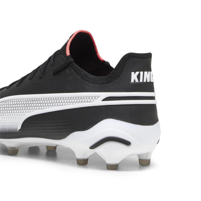 Ghete de fotbal unisex Puma King Ultimate FG AG, Negru