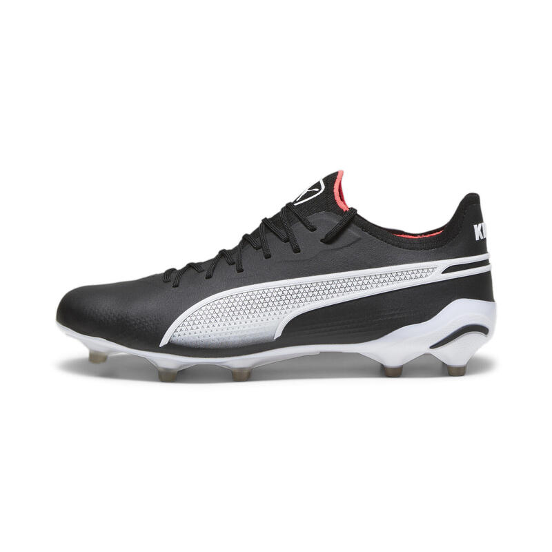 KING ULTIMATE FG/AG Fußballschuhe Herren PUMA Black White Fire Orchid Red