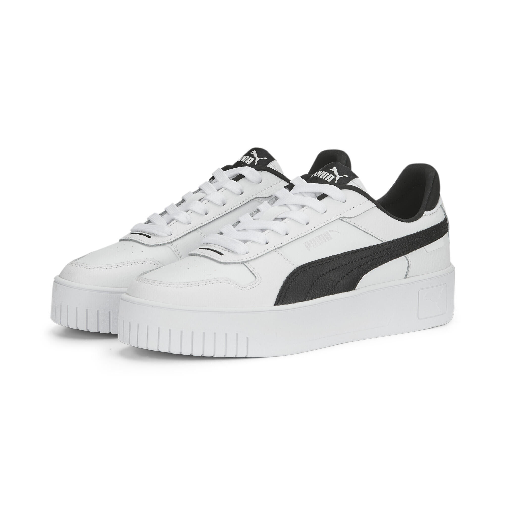 Sneakers Carina Street da donna PUMA White Black Silver Metallic |  Puma