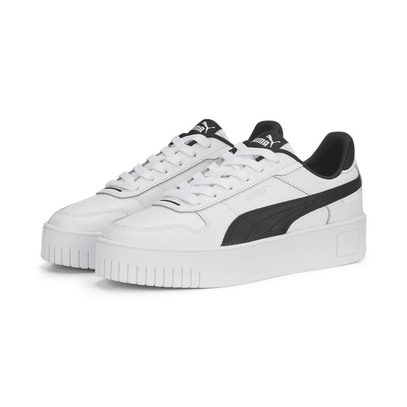 Sneakers Carina Street Femme PUMA White Black Silver Metallic