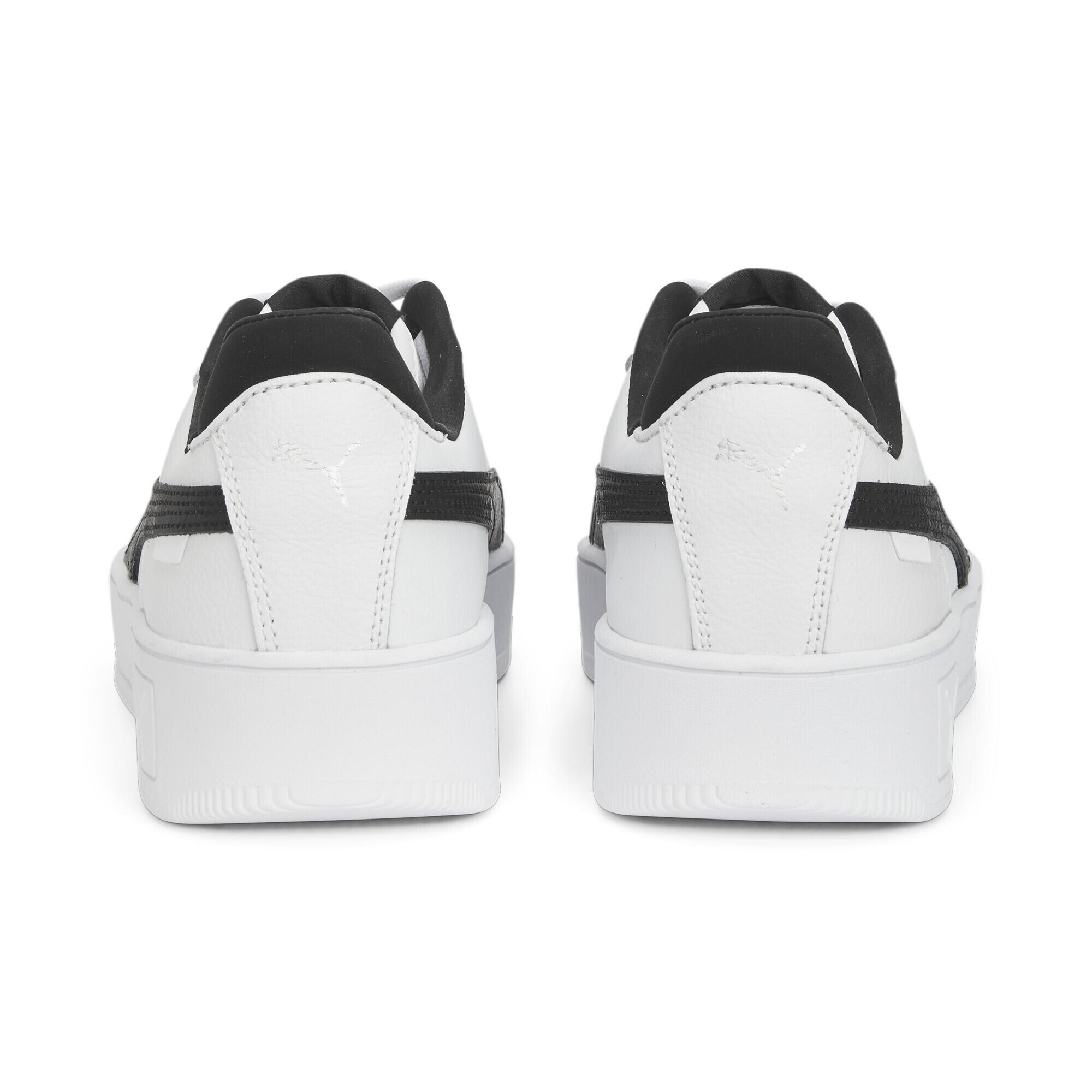 Sneakers Carina Street da donna PUMA White Black Silver Metallic 2/7