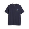 Camiseta Essentials+ con logotipo bicolor pequeño Hombre PUMA Navy Blue