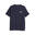 Essentials+ T-shirt bicolor com logótipo pequeno para homem PUMA azul-marinho