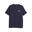 Essentials+ zweifarbiges T-Shirt mit kleinem Logo Herren PUMA Navy Blue