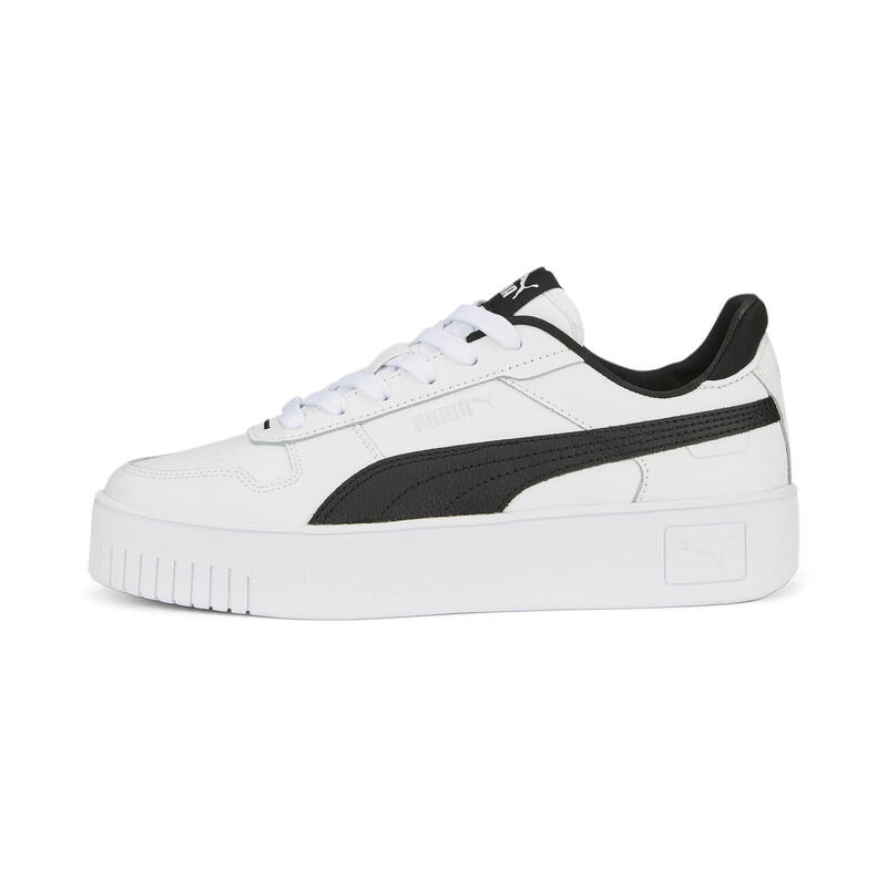 Carina Street Sneakers Damen PUMA White Black Silver Metallic