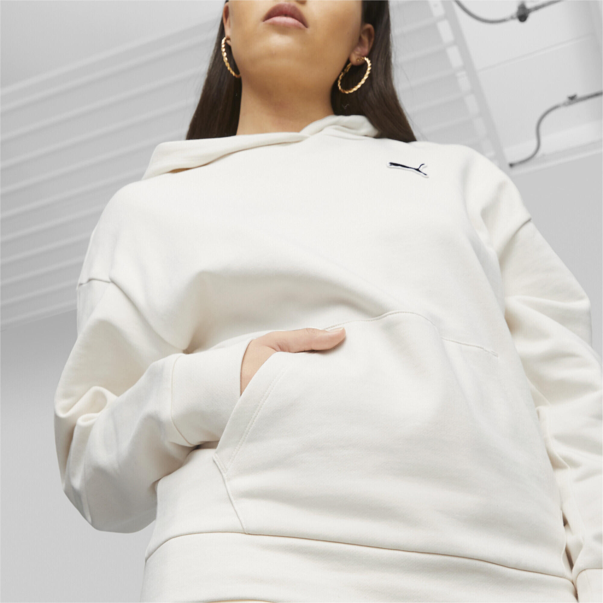 Hoodie Better Essentials Femme PUMA No Color Mix 5/7