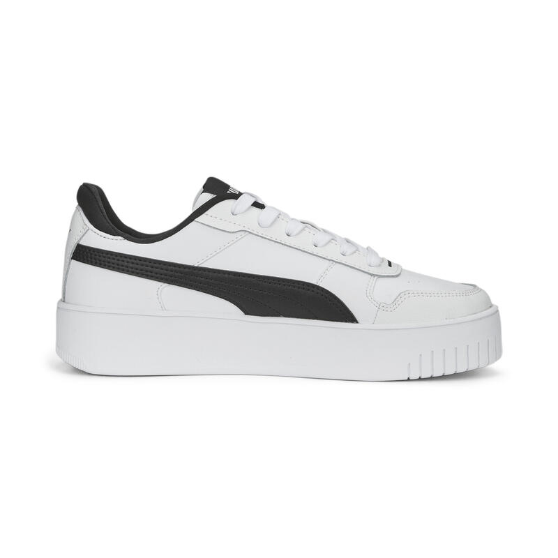 Carina Street Sneakers Damen PUMA White Black Silver Metallic