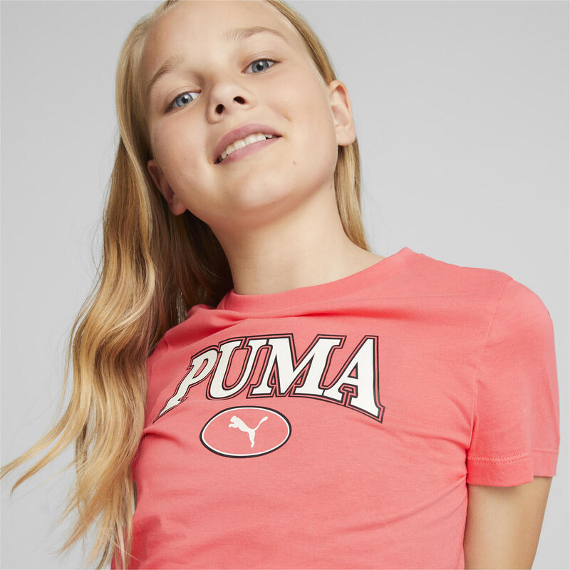 Camiseta gráfica Niño PUMA SQUAD PUMA Electric Blush Pink