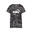 T-shirt preta PUMA ESS+ Marbleized para mulher