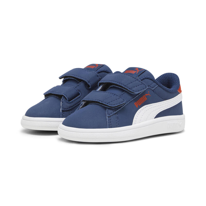 Zapatillas Bebés Smash 3.0 Buck PUMA Persian Blue White For All Time Red