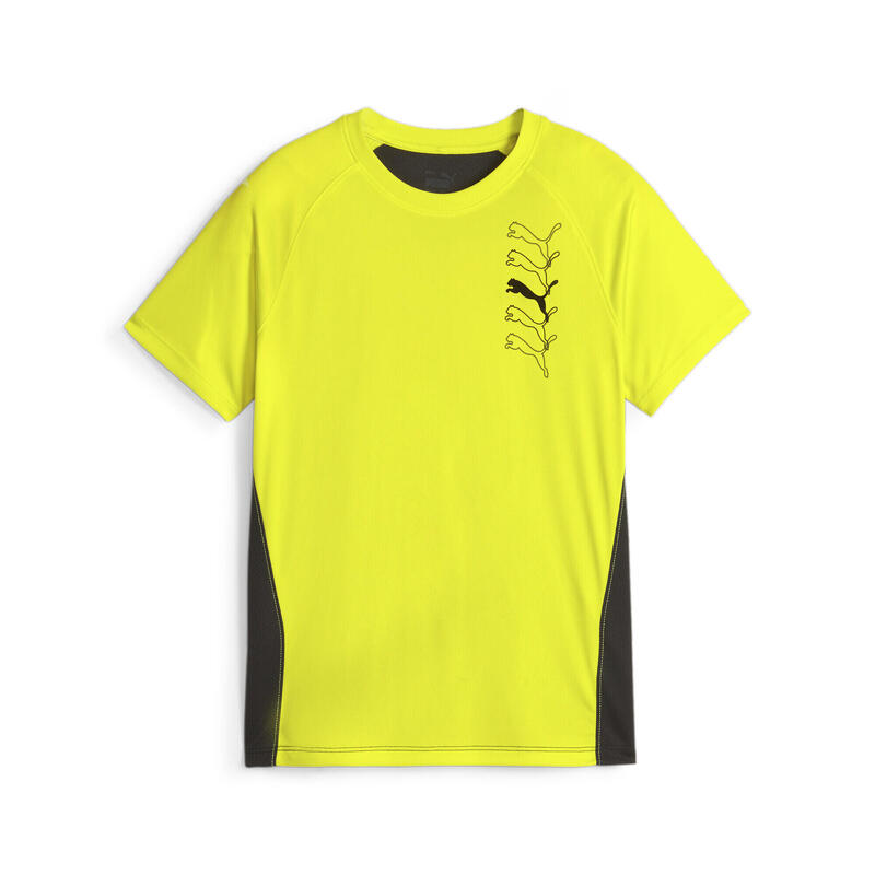 FIT T-Shirt Jugendliche PUMA Yellow Burst