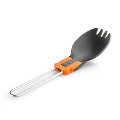Spork camping bestek vork lepel keuken opvouwbaar staal lichtgewicht 17 g
