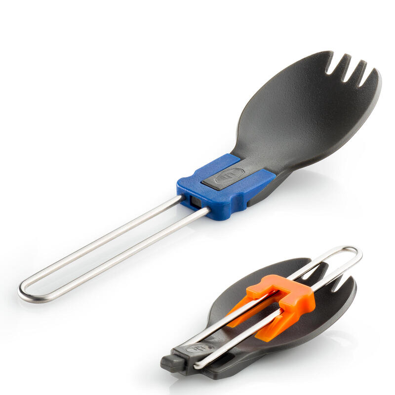 Cuillère Spork Camping Couverts Fourchette Cuisine Pliable Acier Léger 17 g