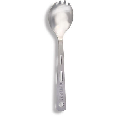 Spork Cucchiaio Forchetta Campeggio Posate Outdoor Trekking Cibo Titanio Lungo