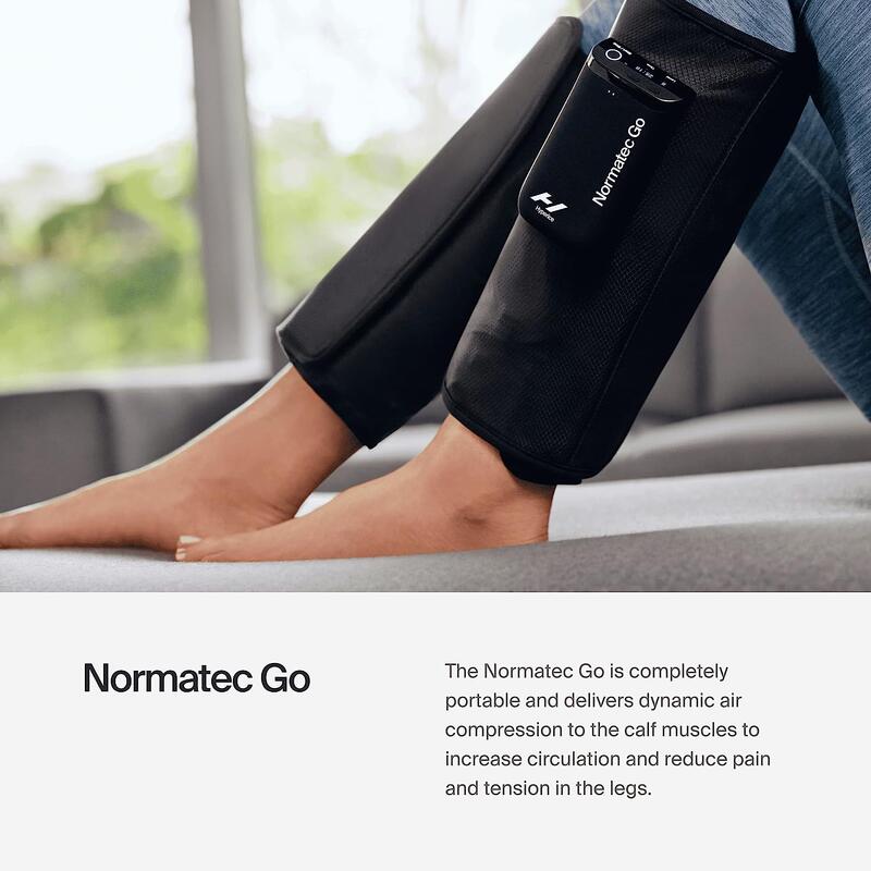 Normatec Go - Portable Dynamic Air Compression Massage Device - Black