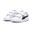 Smash 3.0 leren V sneakers voor baby’s PUMA White Navy For All Time Red Blue