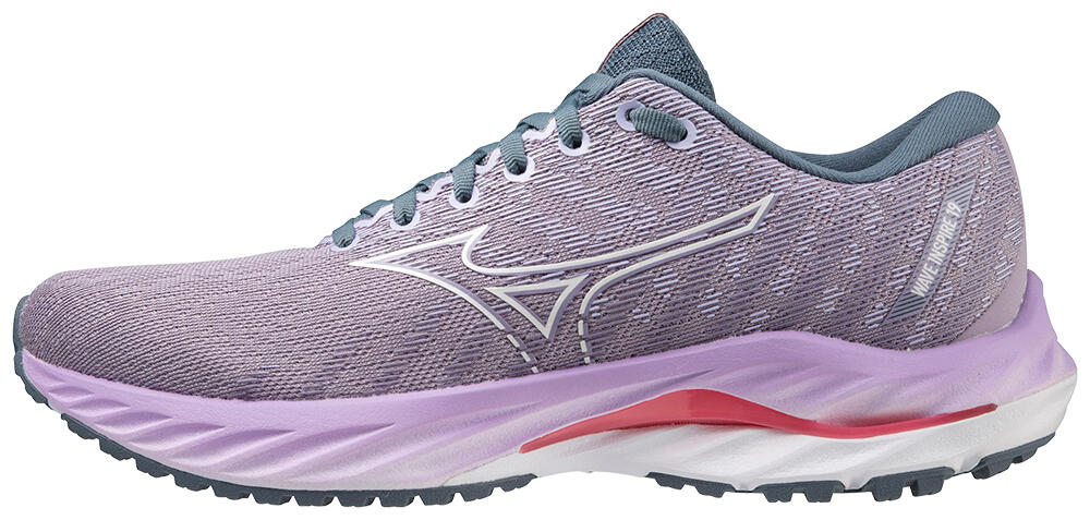 Mizuno Womens Wave Inspire 19 Running Shoes 3/4