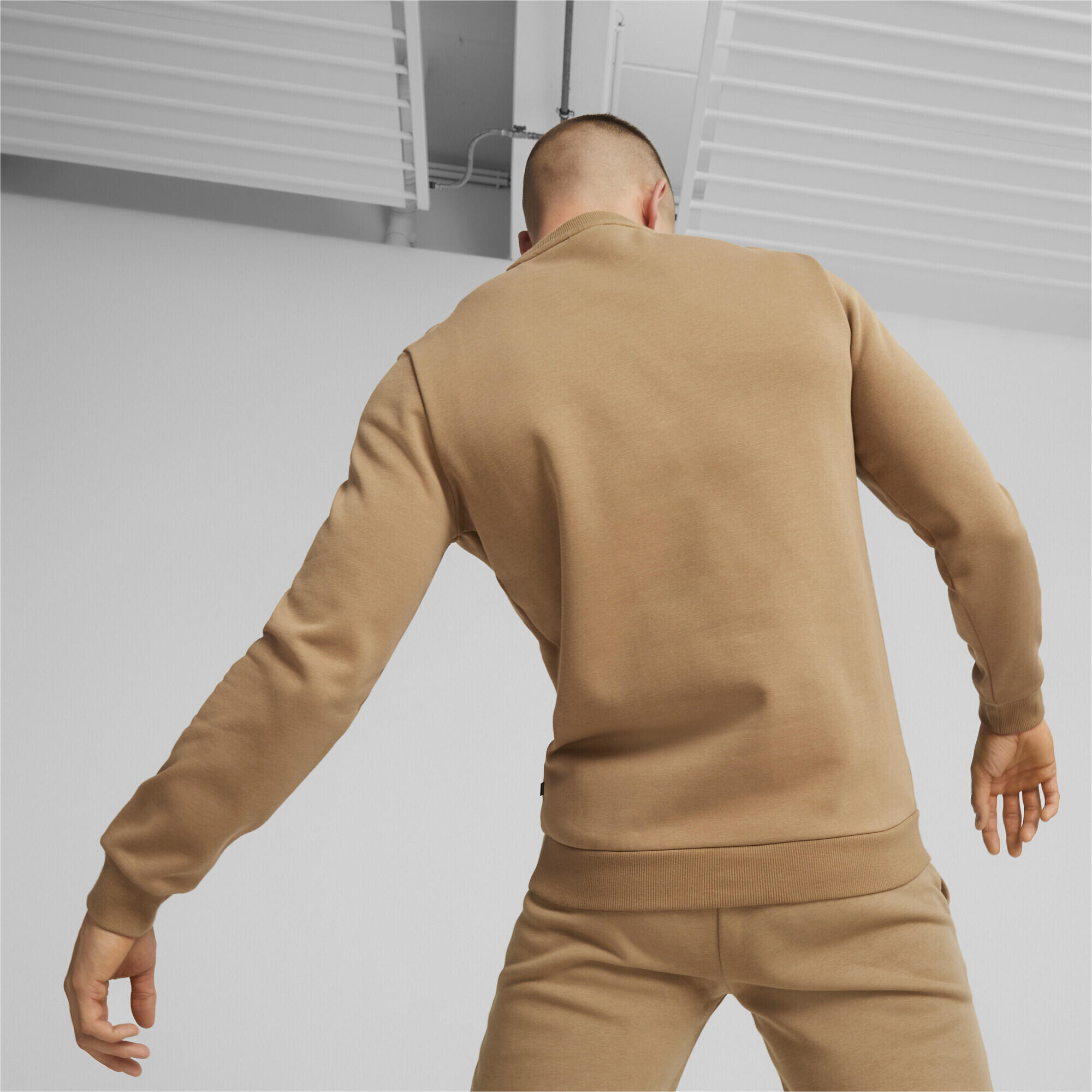 Sweat à col rond Essentials Small Logo Homme PUMA Toasted Beige 4/6