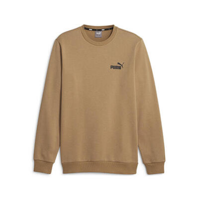 Essentials small logo sweatshirt met ronde hals voor heren puma toasted beige