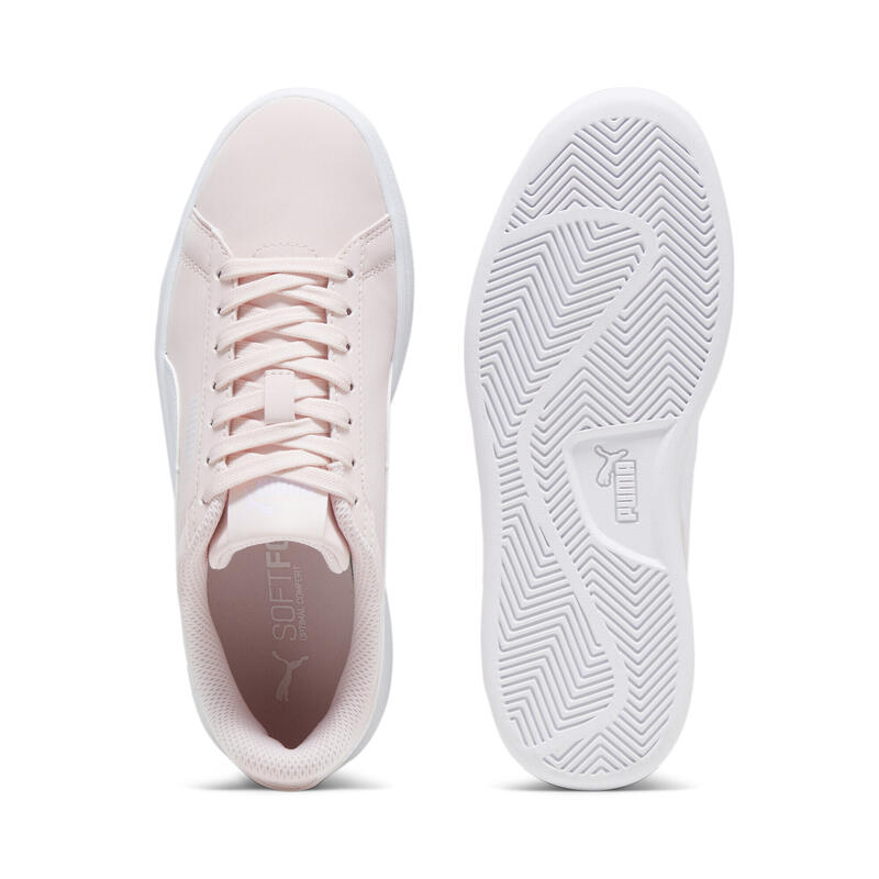 Smash 3.0 Buck sneakers voor jongeren PUMA Frosty Pink White