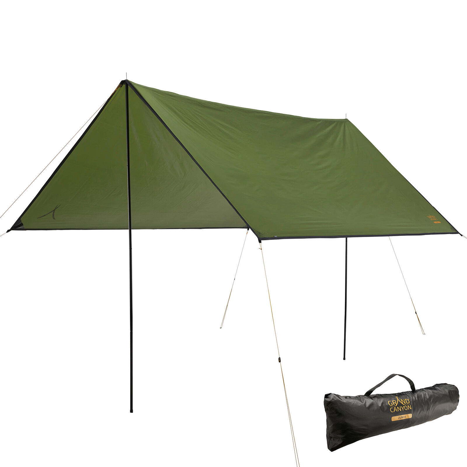 GRAND CANYON Tarp Zuni 3 Sonnensegel Camping Vor Zelt Plane UV50 Wasserdicht 3m