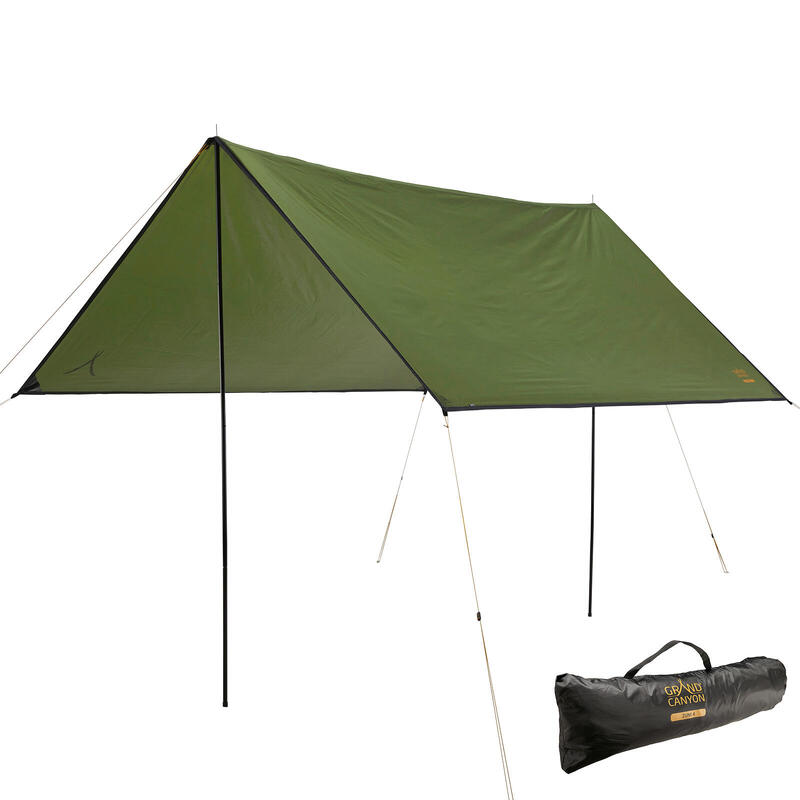 Tarp Zuni 3 Voile d'ombrage camping auvent bâche UV50 étanche 3m