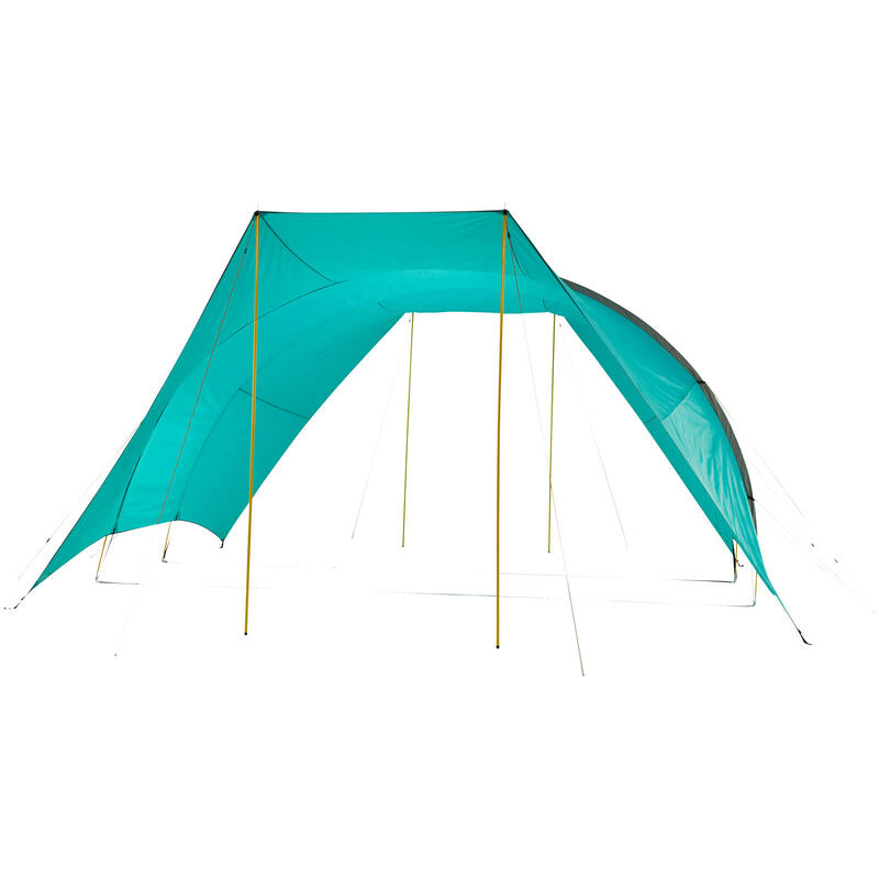 Pavillon Tarp Tahuta Shelter 5 Voile d'ombrage Camping Auvent 6x5 m