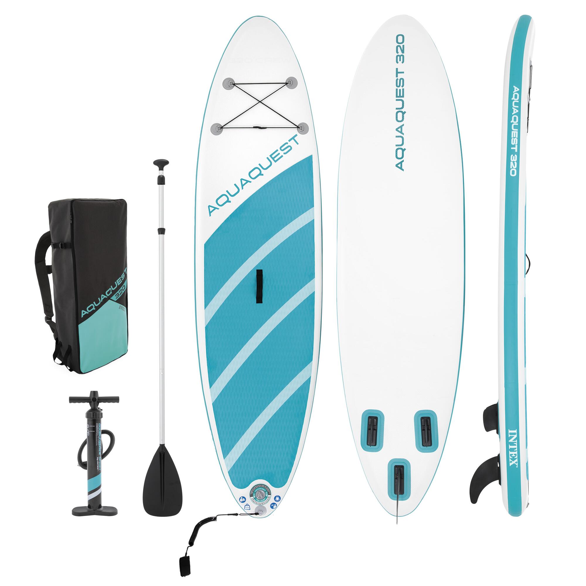 Tabla paddle surf hinchable c mochila hinchador y remo ajustable