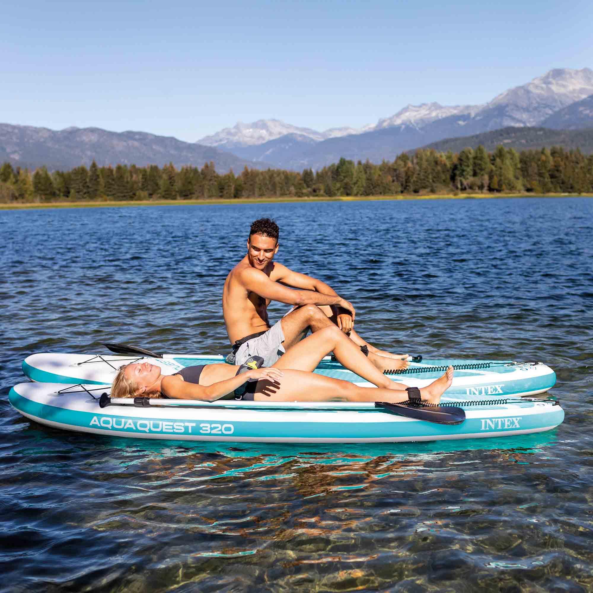 Tabla paddle surf hinchable c/mochila, hinchador y remo ajustable 10'6'' INTEX 4/7