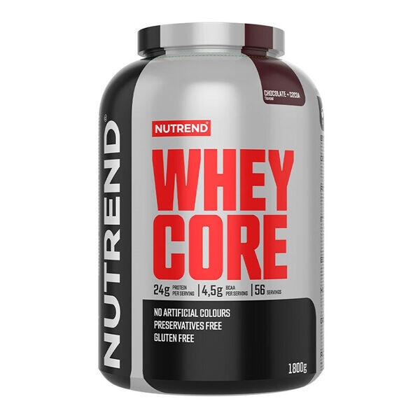 NUTREND Syrovátkový protein WHEY CORE, čokoláda + kakao