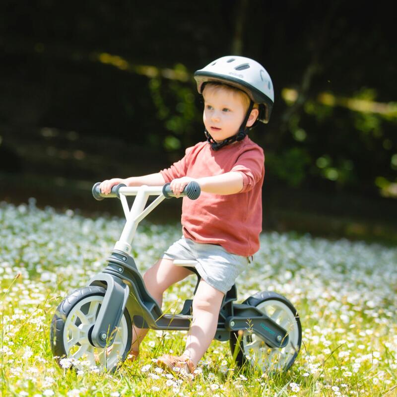 Balance Bike - Bicicleta Infantil de Aprendizagem Cinzenta e Bege