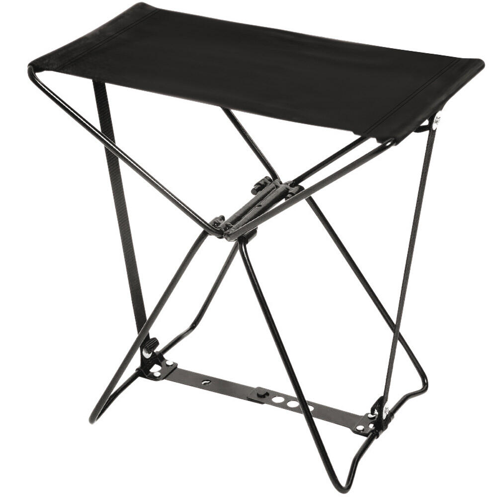 Bo-camp - Mini Tabouret Pliant Camping De Pêche Siège 100kg - Tabouret - Noir - Taille Unique - Decathlon