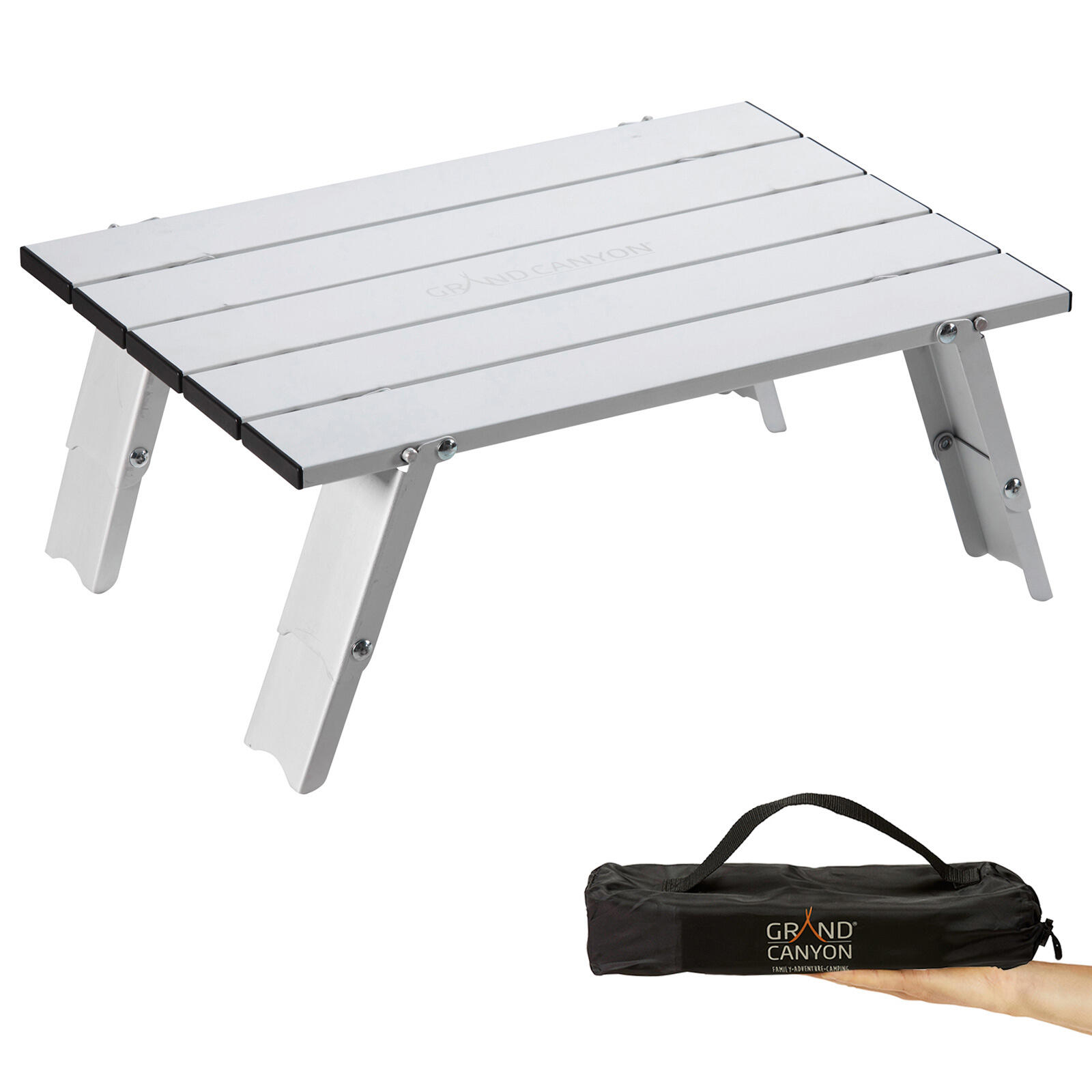 Grand Canyon - Table De Camping Tucket Micro Falttisch Rolltisch Pêche Bivy Alu - Table De Camping - Gris - Taille Unique - Decathlon