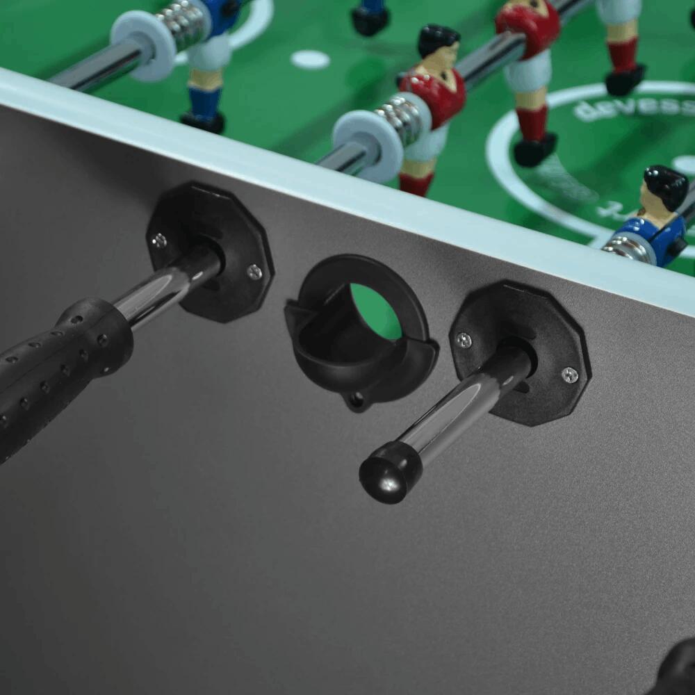 Futbolín Profesional “Hércules” Black Jugadores Clásicos de Metal – 136x76x92 4/7