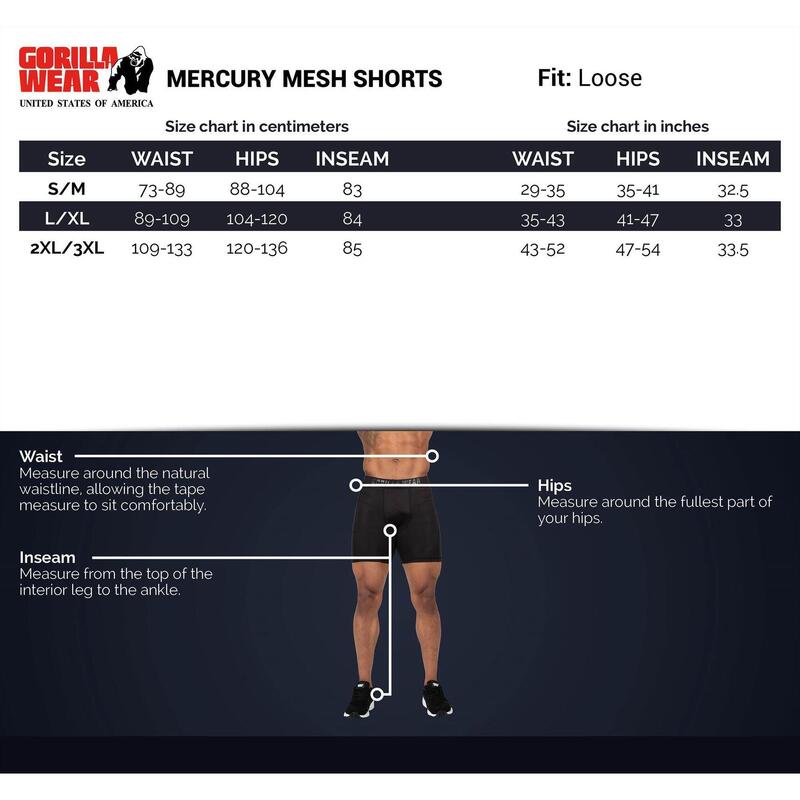 Shorts - Mercury Mesh - Dunkelgrün/Schwarz