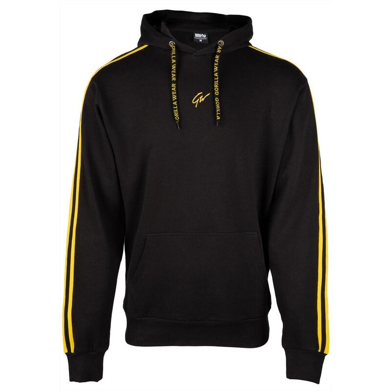 Banks Sweat à capuche surdimensionné - Noir/Jaune