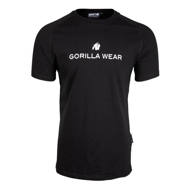 Koszulka fitness męska Gorilla Wear Davis T-shirt czarna