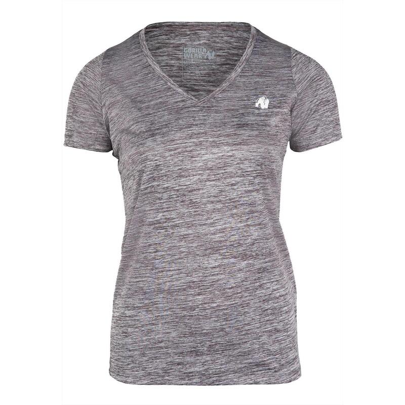 Elmira V-Neck T-shirt  Gray Melange