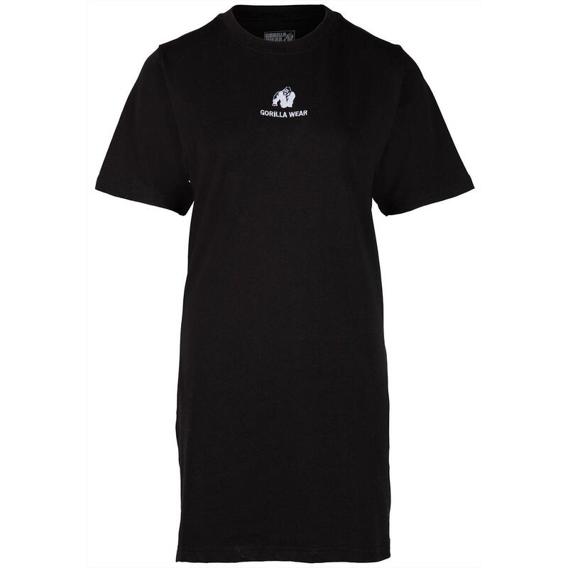 T-Shirt - T-Shirt-Kleid - Schwarz