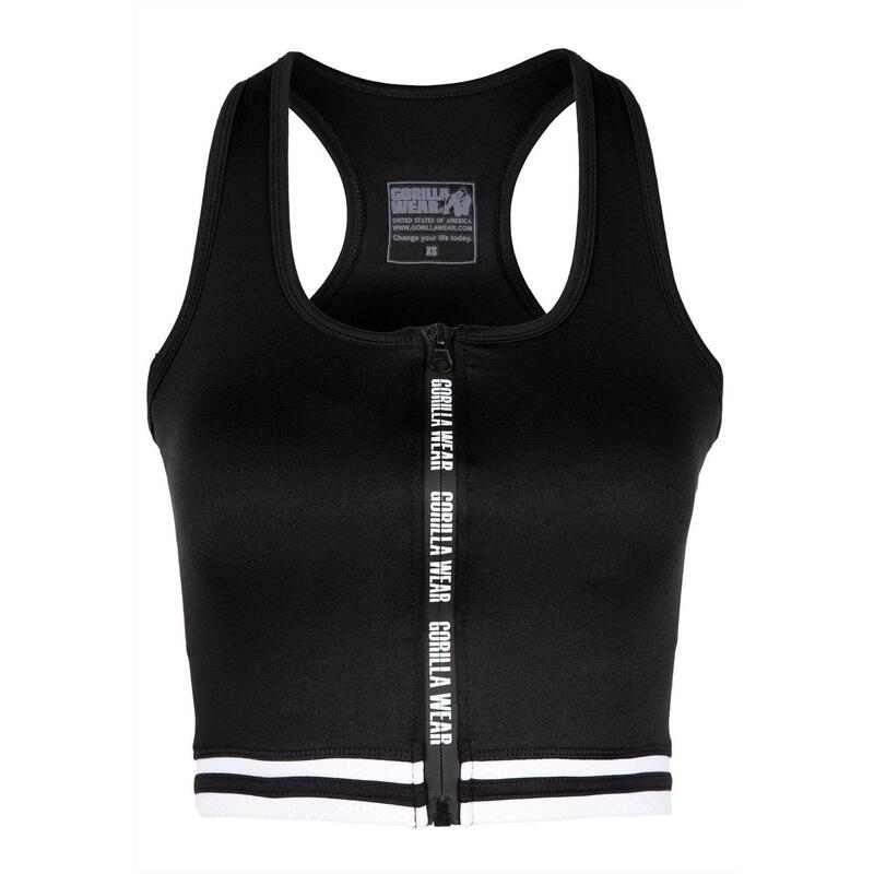 T-shirt à manches courtes - Mesa Zip Front Crop Top