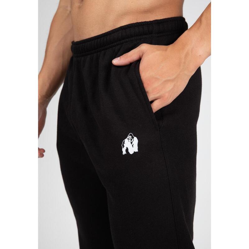 Pantalón Chándal Fitness Largo Hombre GORILLA WEAR Kennewick Negro