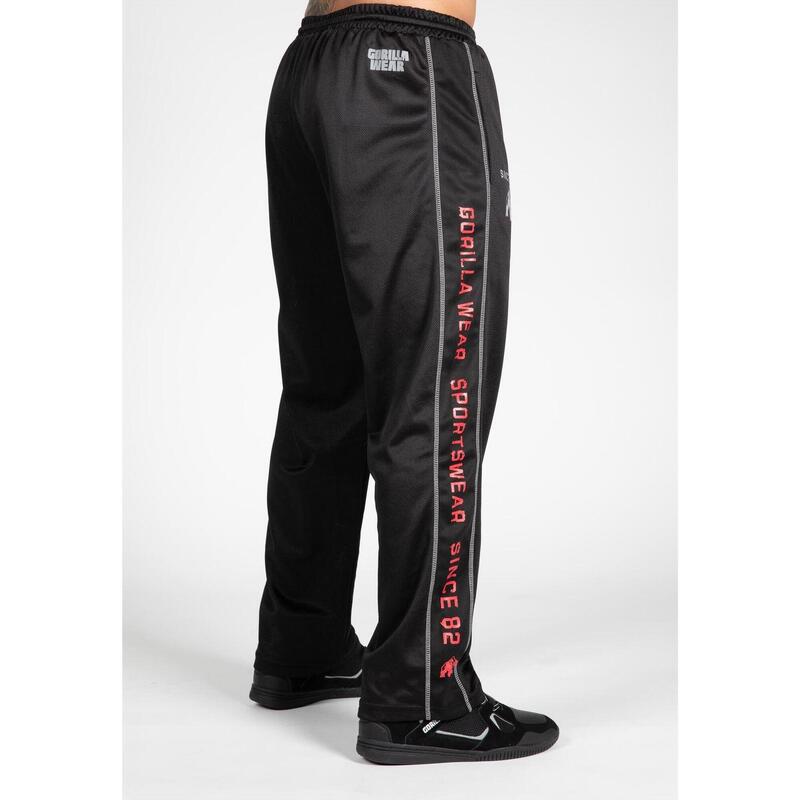 Functional Mesh Pants Black/Red